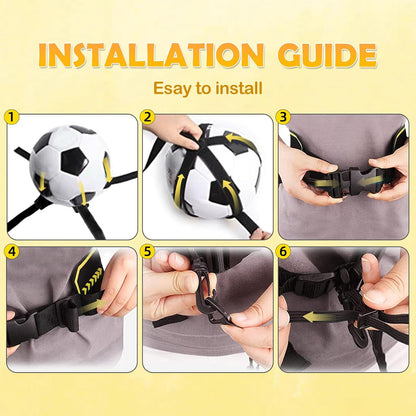 Volleyball/Soccer Training Equipment, Solo Trainer, Adjustable Waist Belt for Kids & Adults
