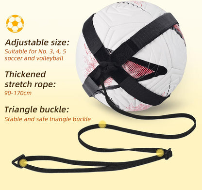 Volleyball/Soccer Training Equipment, Solo Trainer, Adjustable Waist Belt for Kids & Adults