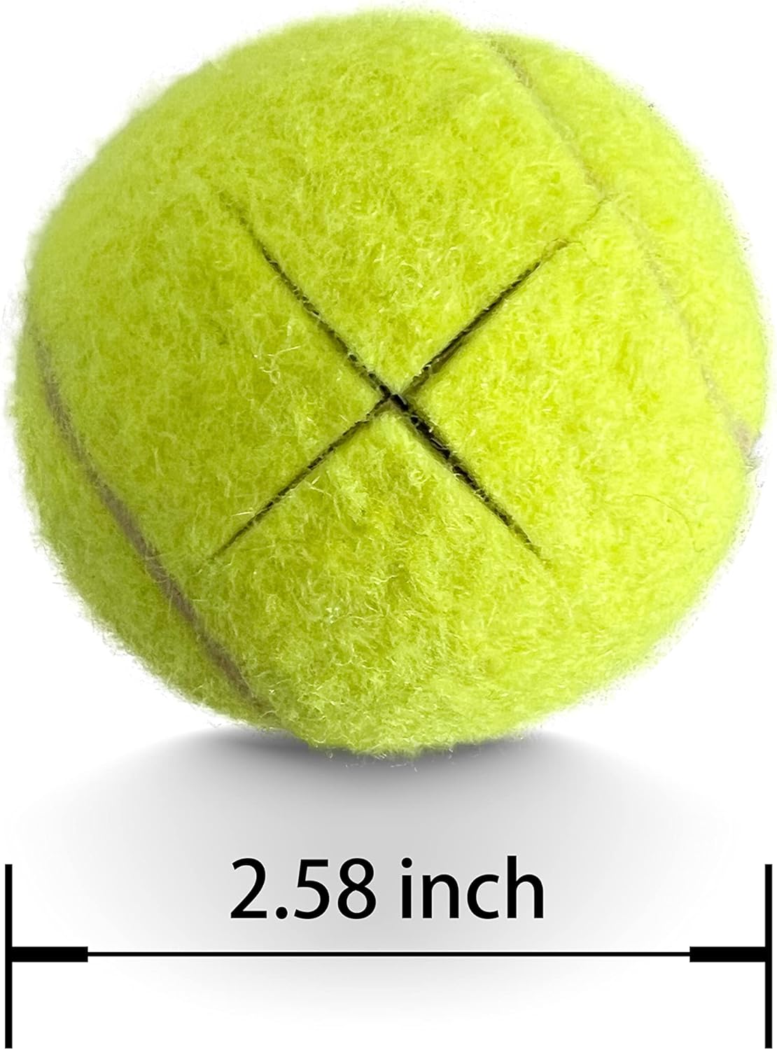 Precut Tennis Balls for Walkers, 4 PCS Heavy Duty Long Lasting Glide Balls - Precut for Easy Installation, Universal Felt Pads for Walker Legs & Furniture, Floor Protectors
