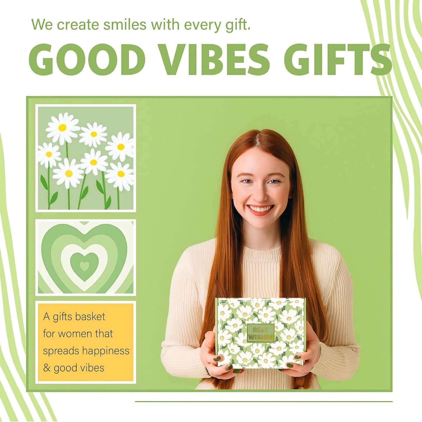 Gift Baskets for Women, Unique Birthday Gifts for Women Friendship | Best Friend Birthday Christmas Gift, Get Well Soon Sending Sunshine Teen Girl Gifts for Daughter Sister - BRIGHTEN UP HER DAY
