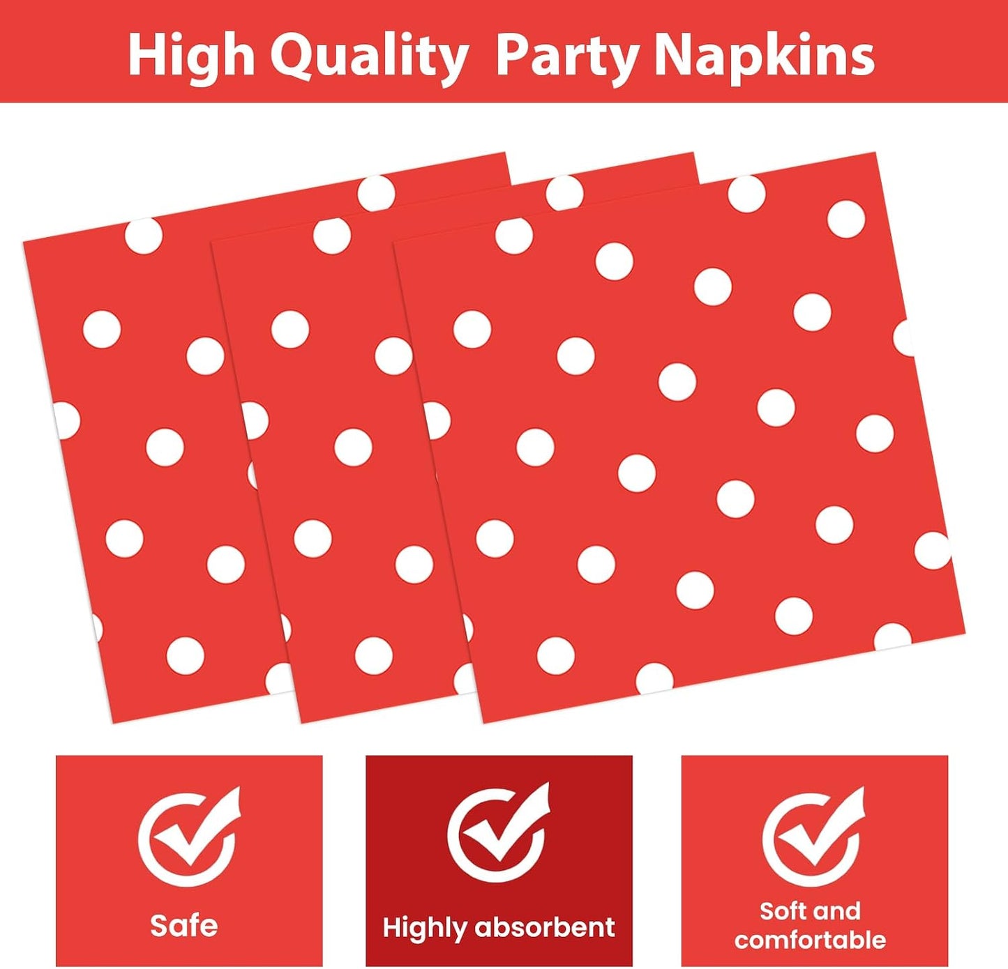 50PCS Yellow Polka Dot Paper Plates and Napkins Party Supplies, Yellow and White Party Plates and Napkins Tableware Set for Birthday Bridal & Baby Shower Wedding Party Decoration