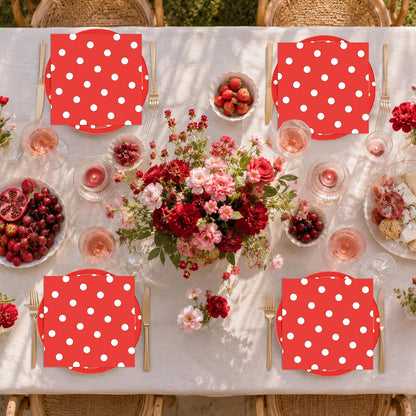 50PCS Yellow Polka Dot Paper Plates and Napkins Party Supplies, Yellow and White Party Plates and Napkins Tableware Set for Birthday Bridal & Baby Shower Wedding Party Decoration