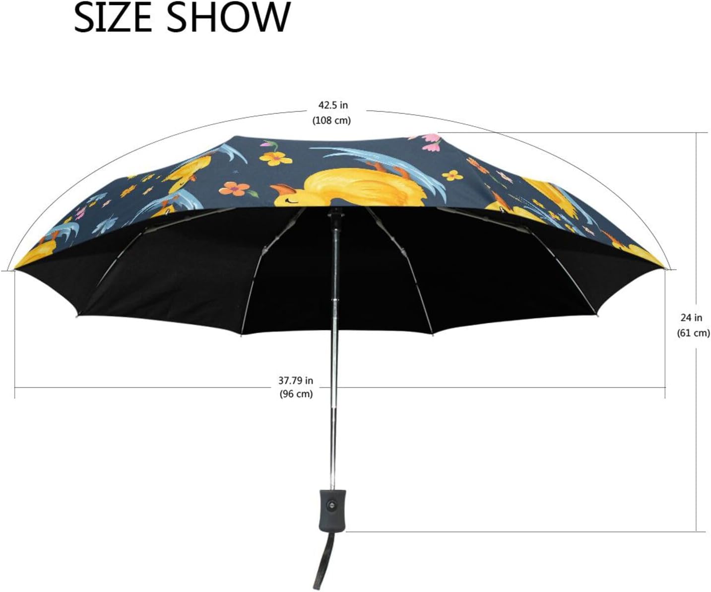 Leopard Brown Cheetah Print Folding Umbrella Auto Open Close Compact travel Umbrella Windproof Waterproof for Rain Sun UV Portable Lightweight Umbrellas for Adults Women Men Large umbrellas