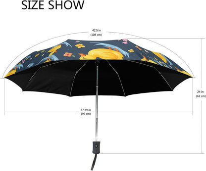 Leopard Brown Cheetah Print Folding Umbrella Auto Open Close Compact travel Umbrella Windproof Waterproof for Rain Sun UV Portable Lightweight Umbrellas for Adults Women Men Large umbrellas