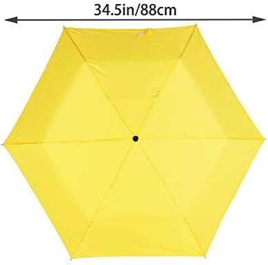 Sun Rain Umbrella UM-Banana Folding Yellow Umbrella UV Protection for Outdoor Activities Fancy Gifts