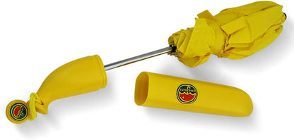 Sun Rain Umbrella UM-Banana Folding Yellow Umbrella UV Protection for Outdoor Activities Fancy Gifts