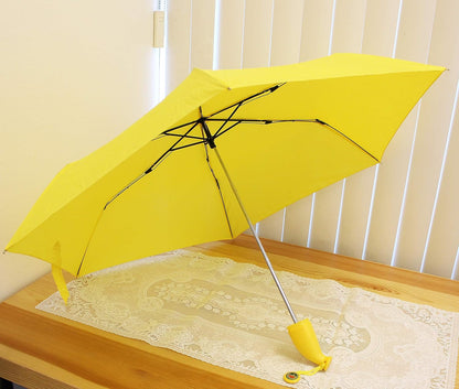 Sun Rain Umbrella UM-Banana Folding Yellow Umbrella UV Protection for Outdoor Activities Fancy Gifts