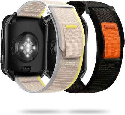 2 Pack Compatible with Garmin Venu X1 Bands, Stretchy Loop Woven Braided Soft Women Men Strap Compatible for Venu X1 Smartwatch