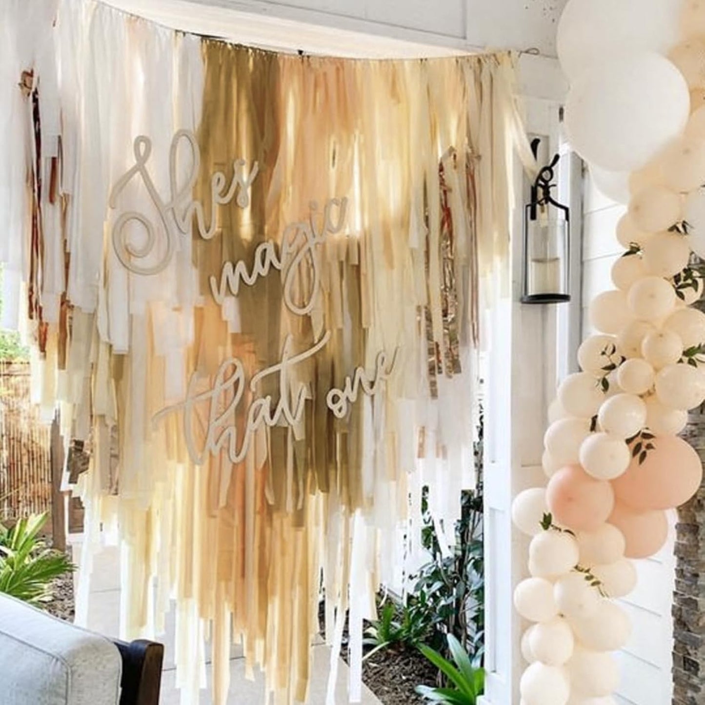 Light Yellow Pale Pastel Yellow Crepe Paper Streamers 4pcs 328 FT | Birthday Graduation Engagement Baby Shower Summer Sunflower Little Cutie Wedding Bridal Shower Party Decorations - Colors B