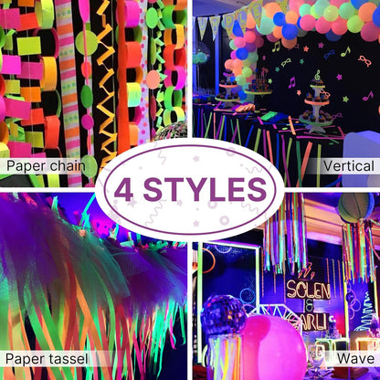 Light Yellow Pale Pastel Yellow Crepe Paper Streamers 4pcs 328 FT | Birthday Graduation Engagement Baby Shower Summer Sunflower Little Cutie Wedding Bridal Shower Party Decorations - Colors B
