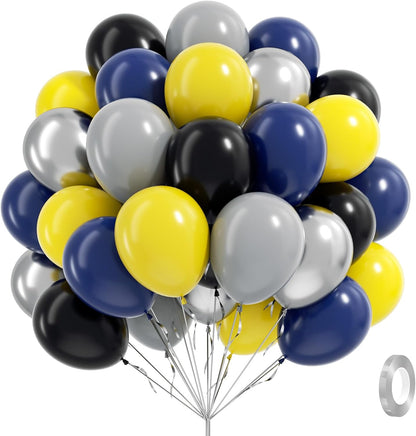 60pcs Pink and Yellow Balloons 12inch, with Sand White Latex Balloons for Anniversary Wedding Baby Shower Birthday Party Decorations