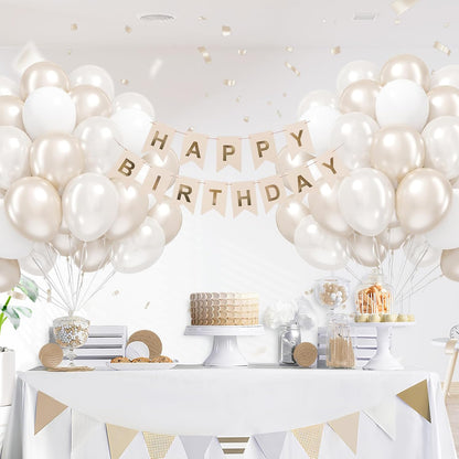 60pcs Pink and Yellow Balloons 12inch, with Sand White Latex Balloons for Anniversary Wedding Baby Shower Birthday Party Decorations