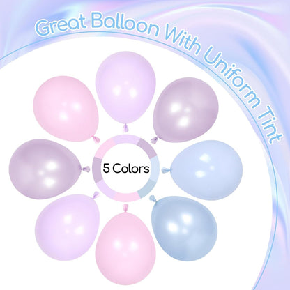 60pcs Pink and Yellow Balloons 12inch, with Sand White Latex Balloons for Anniversary Wedding Baby Shower Birthday Party Decorations