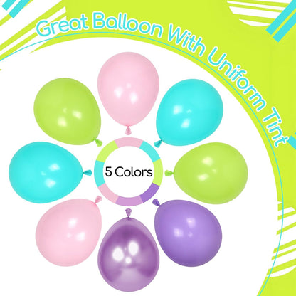 60pcs Pink and Yellow Balloons 12inch, with Sand White Latex Balloons for Anniversary Wedding Baby Shower Birthday Party Decorations