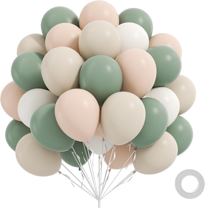 60pcs Pink and Yellow Balloons 12inch, with Sand White Latex Balloons for Anniversary Wedding Baby Shower Birthday Party Decorations