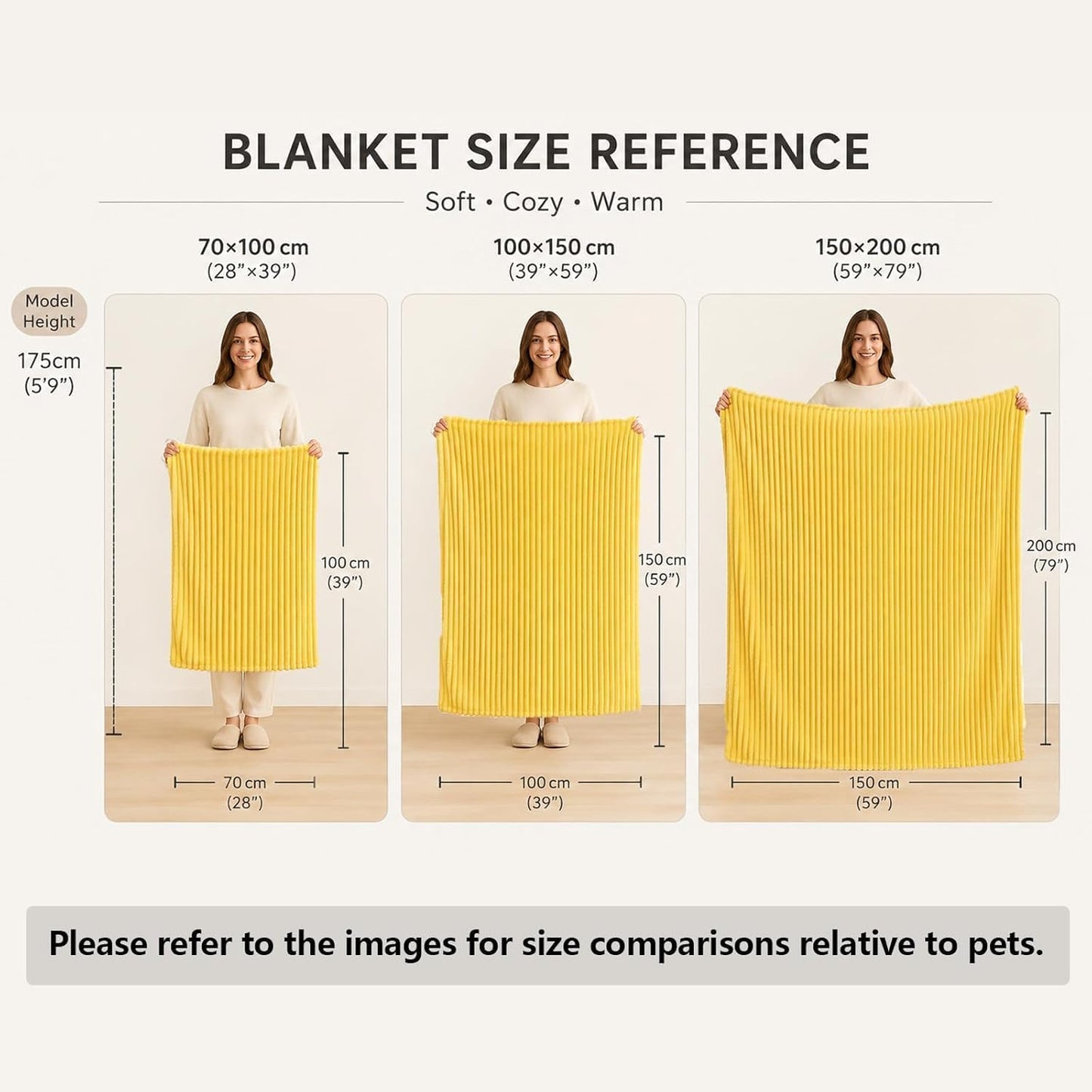 Emotional Support Blanket Yellow Dog Security Blanket Indoors Sofa Kennel | (Pink,59.1"x78.7")Soft Warm Material LASTING Protects Your Home & Enhances Pet Resting Spaces for All Dog Cat