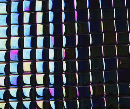 300G Iridescent Mosaic Tiles, 0.4 inches Square Mosaic Glass Pieces, Mini Tiles for Glass Projects, Great for Mosaic Craft, 335pcs Crisp Sunshine Yellow Mosaic Great for Art Supplies