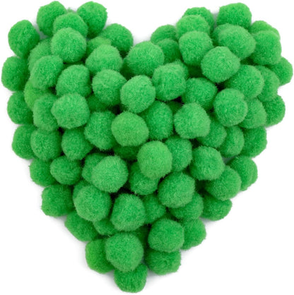 150 Pieces Pom Poms, 1 Inch Green Craft Pom Poms, Easter Decorations Fuzzy Pompom Puff Balls, Small Pom Pom Balls for DIY Arts Crafts Projects, Home Decorations | Pom Poms for Crafts Small Pompom Balls for DIY Arts, Crafts Projects, Birthday Home