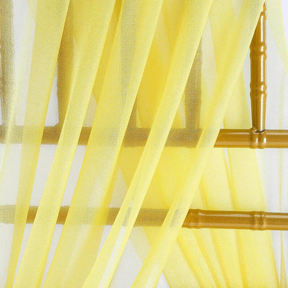 Yellow Chair Sashes Wedding: 36 Pieces Long Sheer Wedding Aisle Chair Decorations Tulle Chairs Covers with Artificial Eucalyptus