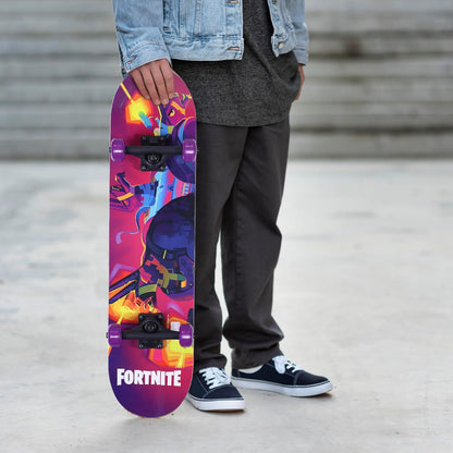 31-Inch Skateboard, 9-Ply Maple Deck, ABEC 5 Bearings