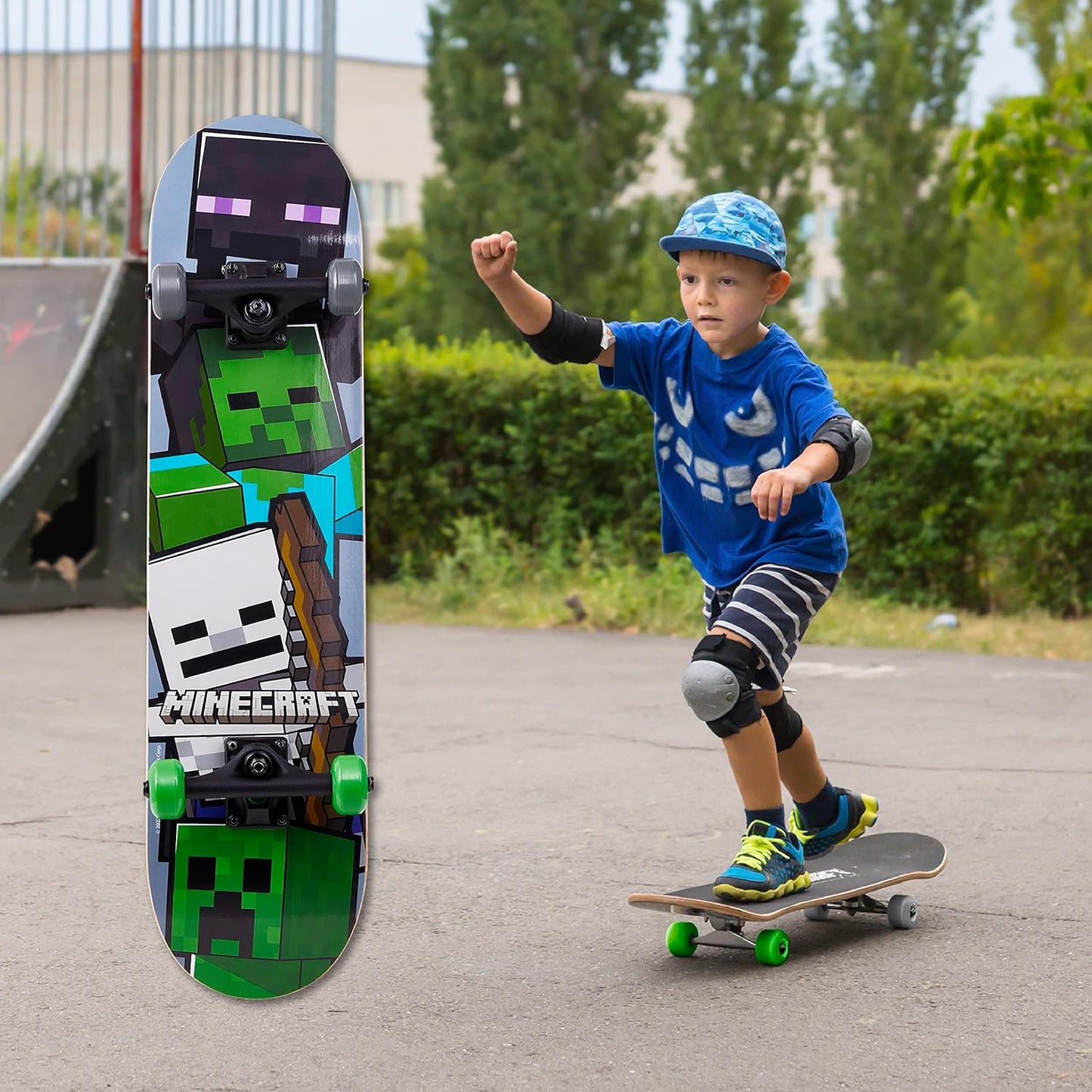 31-Inch Skateboard, 9-Ply Maple Deck, ABEC 5 Bearings