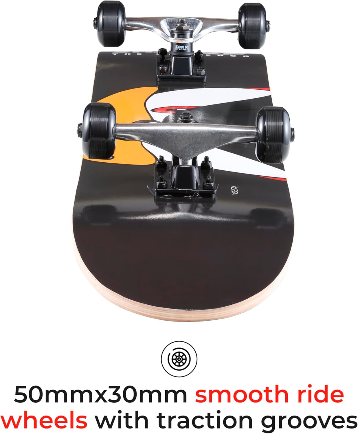31-Inch Skateboard, 9-Ply Maple Deck, ABEC 5 Bearings