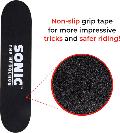 31-Inch Skateboard, 9-Ply Maple Deck, ABEC 5 Bearings
