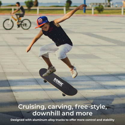 31-Inch Skateboard, 9-Ply Maple Deck, ABEC 5 Bearings