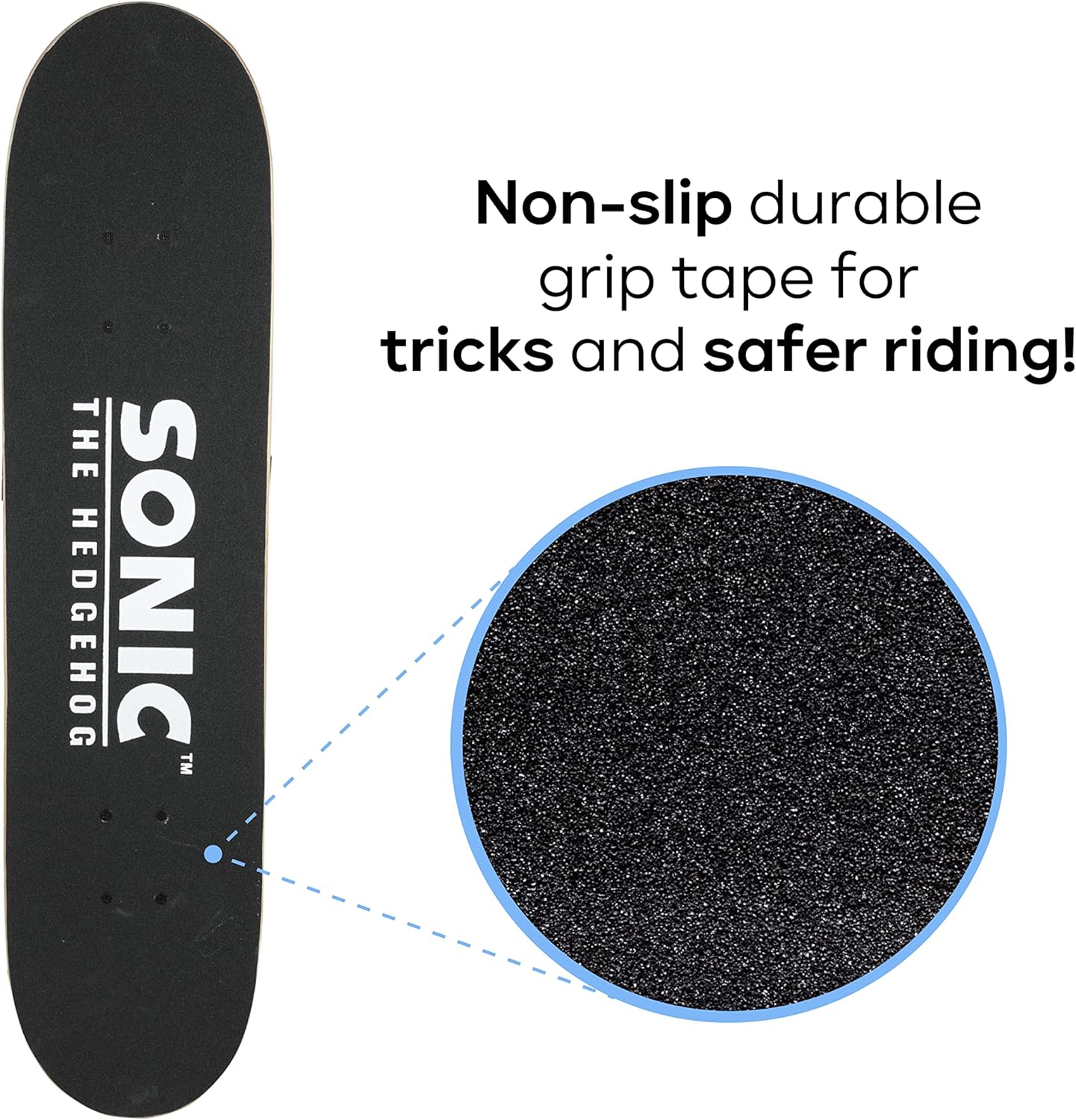 31-Inch Skateboard, 9-Ply Maple Deck, ABEC 5 Bearings