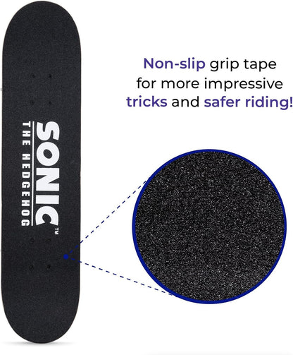 31-Inch Skateboard, 9-Ply Maple Deck, ABEC 5 Bearings