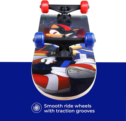 31-Inch Skateboard, 9-Ply Maple Deck, ABEC 5 Bearings