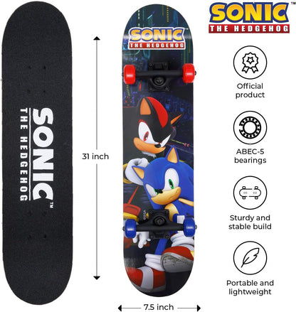 31-Inch Skateboard, 9-Ply Maple Deck, ABEC 5 Bearings