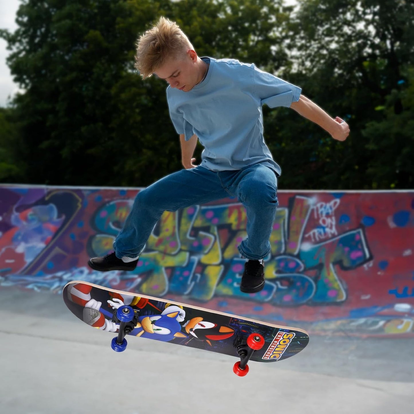 31-Inch Skateboard, 9-Ply Maple Deck, ABEC 5 Bearings