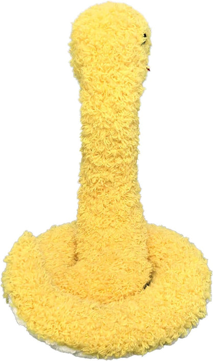 Yellow Plush Snake Stuffed Animal Toy, Soft Cuddly Plushie Hugger Toy for Boys & Girls, Gifts for Kids or Girlfriend, 17 Inches