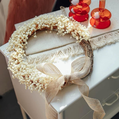 6500+ Mini Dried Baby's Breath Flowers, 6'' Natural Ivory White Flowers | 140Pcs Pressed Gypsophila Bouquet Present for Resin Art Craft DIY, Valentine's Day, Wedding Wreath, Card Making, Home Decor