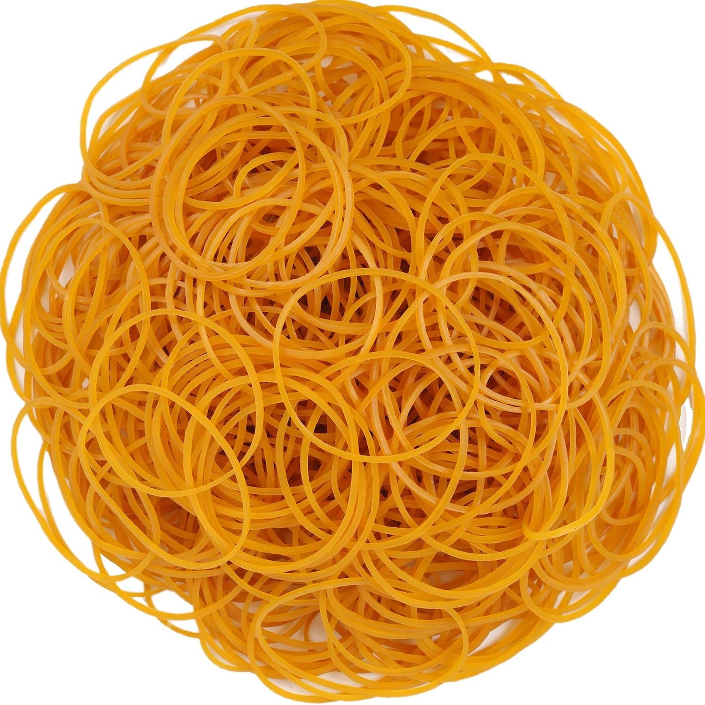 Rubber Bands Size#19 Yellow 500pcs Elastic Bands for Office Supplies | Yellow Rubber Bands Heavy Duty Small Strong for Home Office