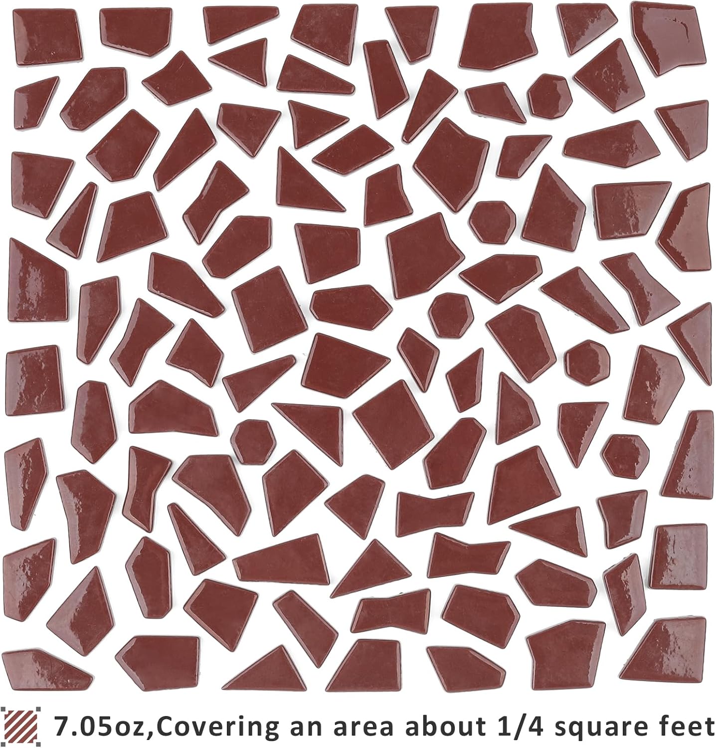 Yellow Glass Mosaic Tiles for Crafts Bulk,200g Broken Glass Pieces for DIY Fall Mosaic Art Decor,Garden Mosaic Supplies