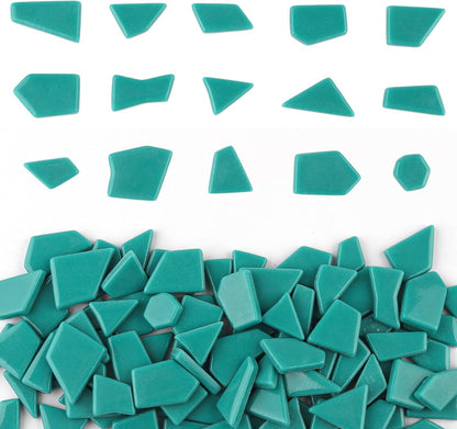 Yellow Glass Mosaic Tiles for Crafts Bulk,200g Broken Glass Pieces for DIY Fall Mosaic Art Decor,Garden Mosaic Supplies