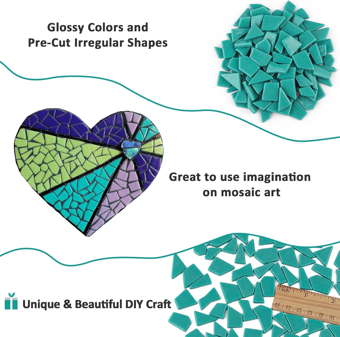 Yellow Glass Mosaic Tiles for Crafts Bulk,200g Broken Glass Pieces for DIY Fall Mosaic Art Decor,Garden Mosaic Supplies