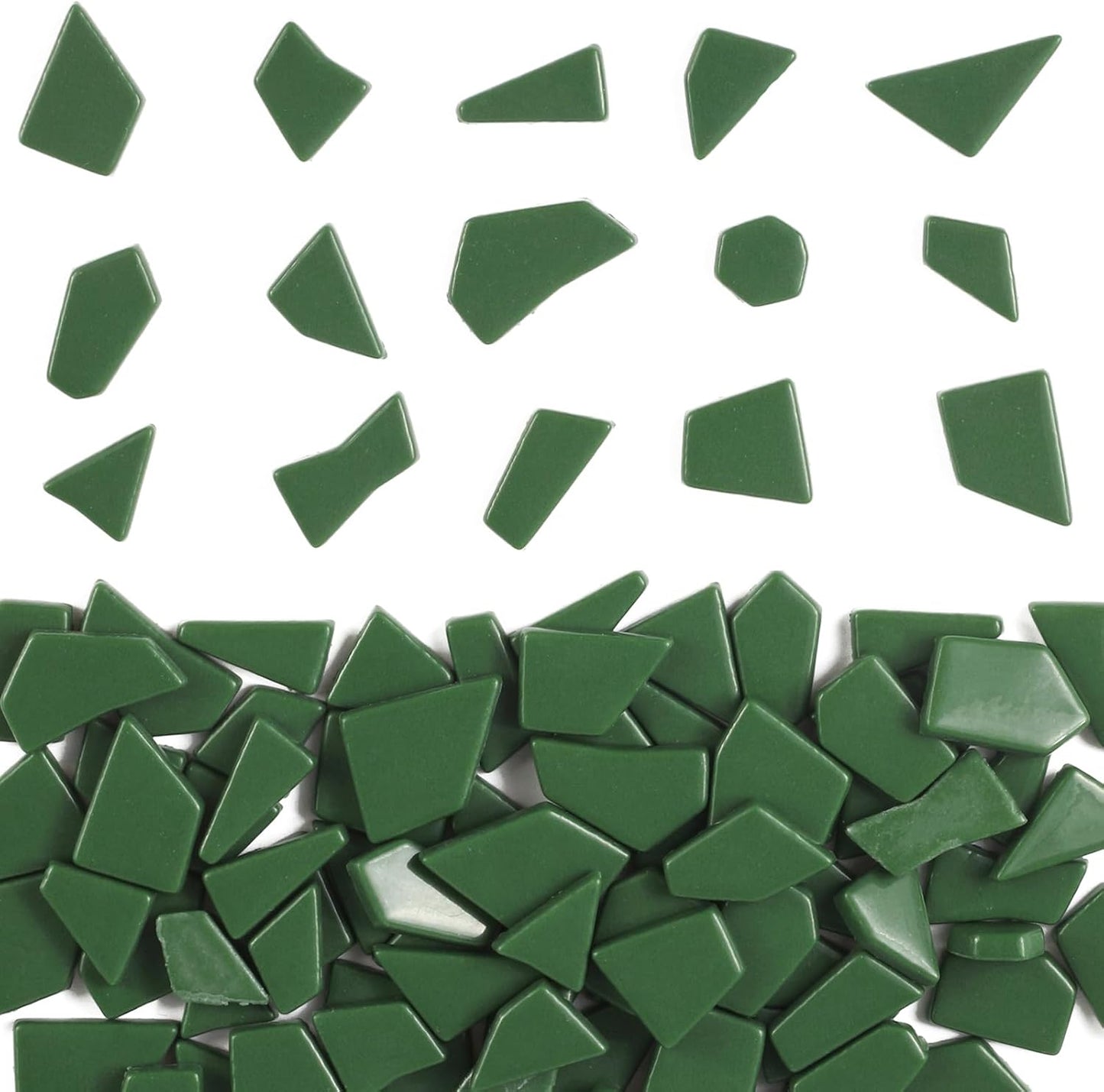 Yellow Glass Mosaic Tiles for Crafts Bulk,200g Broken Glass Pieces for DIY Fall Mosaic Art Decor,Garden Mosaic Supplies