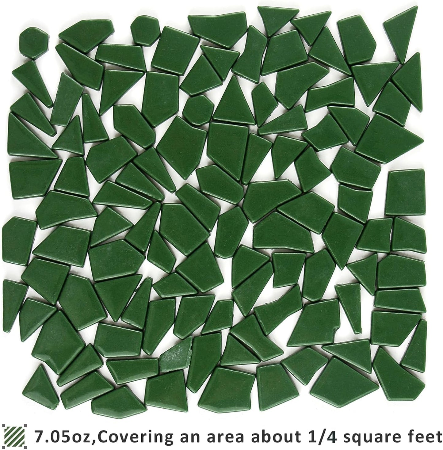 Yellow Glass Mosaic Tiles for Crafts Bulk,200g Broken Glass Pieces for DIY Fall Mosaic Art Decor,Garden Mosaic Supplies