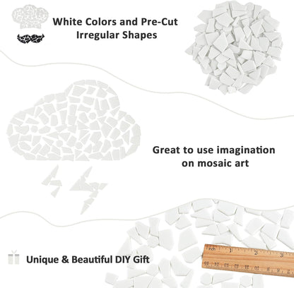 Yellow Glass Mosaic Tiles for Crafts Bulk,200g Broken Glass Pieces for DIY Fall Mosaic Art Decor,Garden Mosaic Supplies