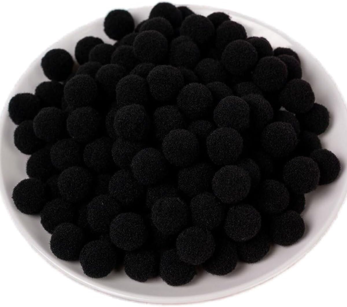100 Pieces Pom Poms Yellow and White, 1.2 inch Large Craft Pompoms, Soft Fluffy Puff Balls for DIY Arts and Bulk Craft Making Decorations Supplies (Yellow Series, 3 cm / 30 mm)