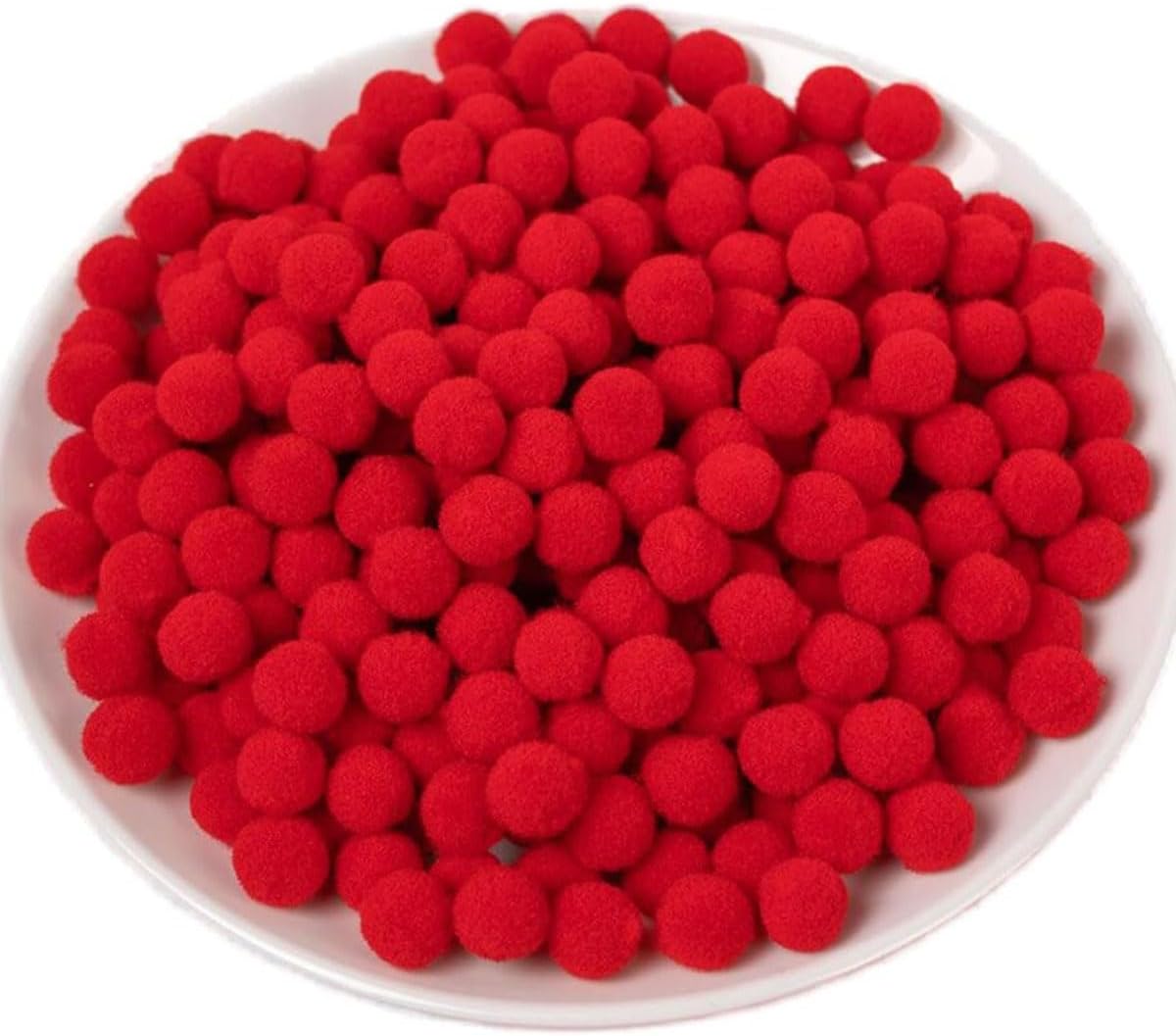 100 Pieces Pom Poms Yellow and White, 1.2 inch Large Craft Pompoms, Soft Fluffy Puff Balls for DIY Arts and Bulk Craft Making Decorations Supplies (Yellow Series, 3 cm / 30 mm)