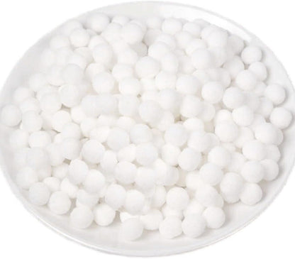 100 Pieces Pom Poms Yellow and White, 1.2 inch Large Craft Pompoms, Soft Fluffy Puff Balls for DIY Arts and Bulk Craft Making Decorations Supplies (Yellow Series, 3 cm / 30 mm)