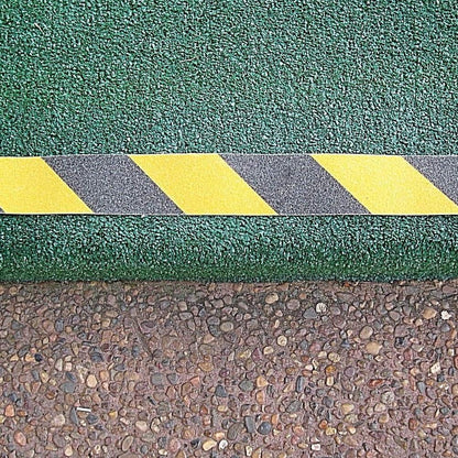 Anti Slip Tape, 2In x 16.4ft Safety Non Slip Tape Outdoor Waterproof | Anti Slip Tape, Anti Slip Tape for Stairs, High Adhesive Grip Tape for Stairs, Tread Step, Ramp, Skateboard, (Yellow/Black)