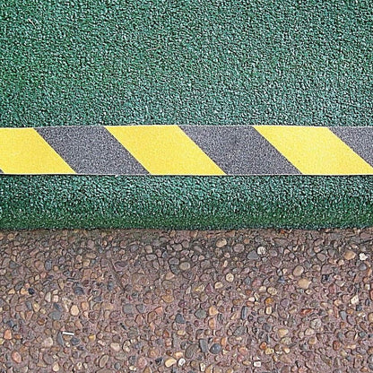 Anti Slip Tape, 2In x 16.4ft Safety Non Slip Tape Outdoor Waterproof | Anti Slip Tape, Anti Slip Tape for Stairs, High Adhesive Grip Tape for Stairs, Tread Step, Ramp, Skateboard, (Yellow/Black)