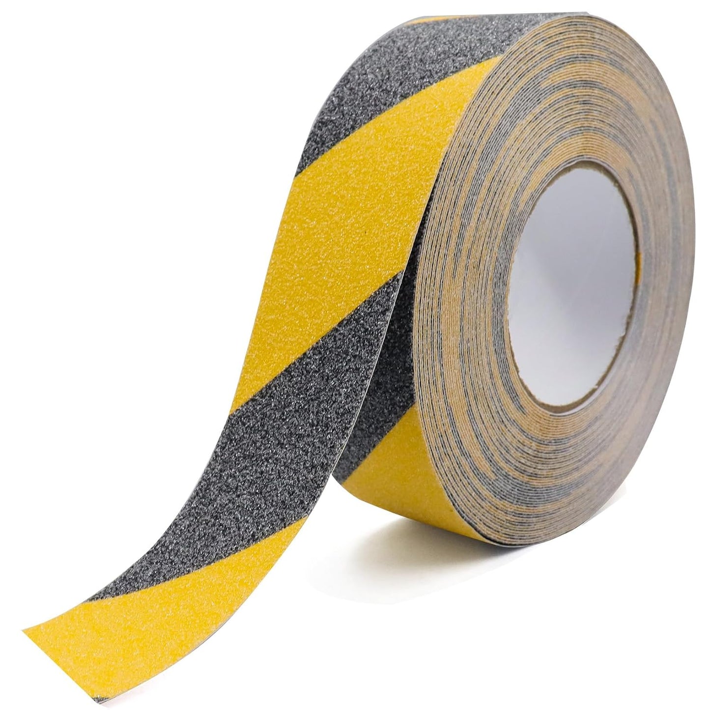 Anti Slip Tape, 2In x 16.4ft Safety Non Slip Tape Outdoor Waterproof | Anti Slip Tape, Anti Slip Tape for Stairs, High Adhesive Grip Tape for Stairs, Tread Step, Ramp, Skateboard, (Yellow/Black)