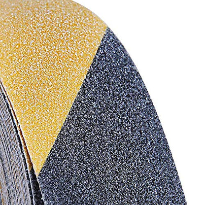 Anti Slip Tape, 2In x 16.4ft Safety Non Slip Tape Outdoor Waterproof | Anti Slip Tape, Anti Slip Tape for Stairs, High Adhesive Grip Tape for Stairs, Tread Step, Ramp, Skateboard, (Yellow/Black)