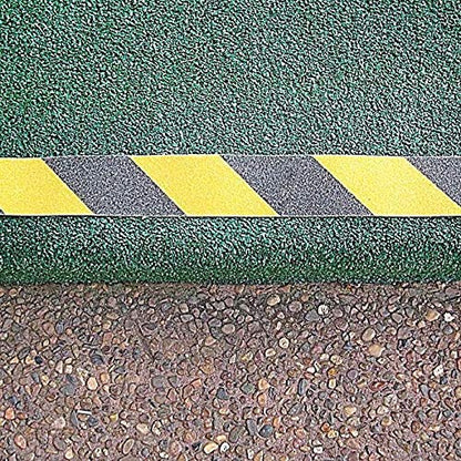 Anti Slip Tape, 2In x 16.4ft Safety Non Slip Tape Outdoor Waterproof | Anti Slip Tape, Anti Slip Tape for Stairs, High Adhesive Grip Tape for Stairs, Tread Step, Ramp, Skateboard, (Yellow/Black)